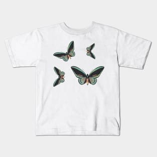 Colorful Butterfly , Cute Light Butterflies Gift Idea Kids T-Shirt